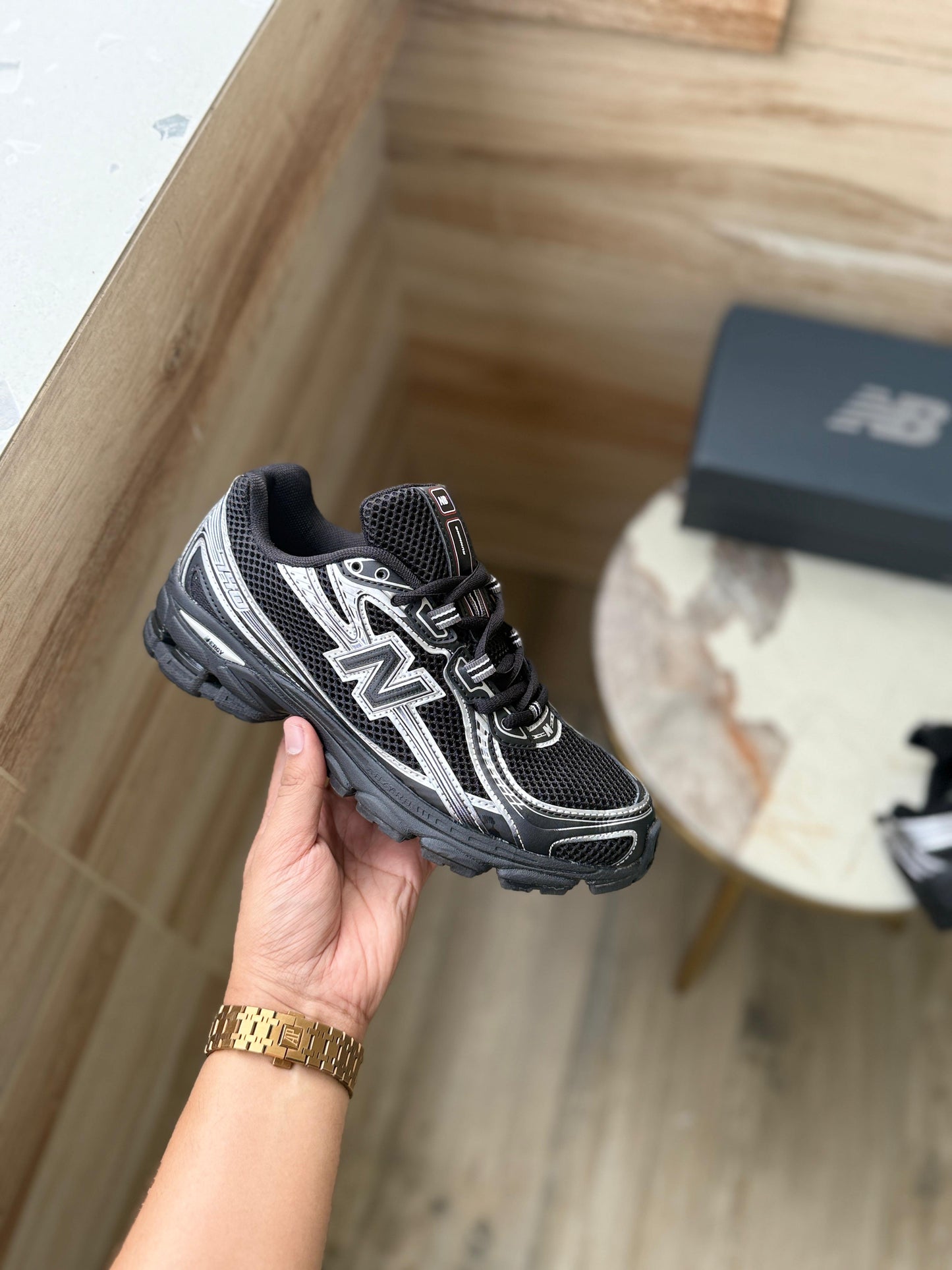 New balance 740 Black silver