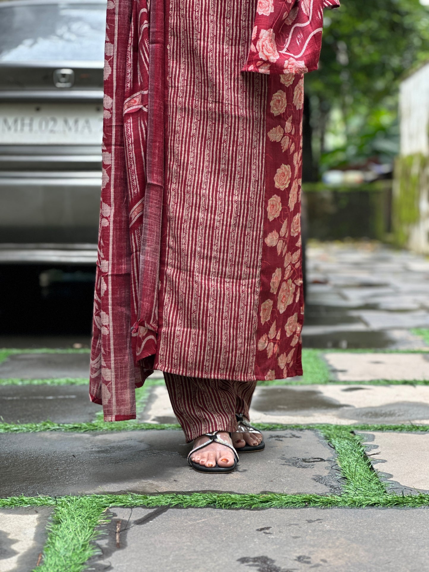 salwar set with lining