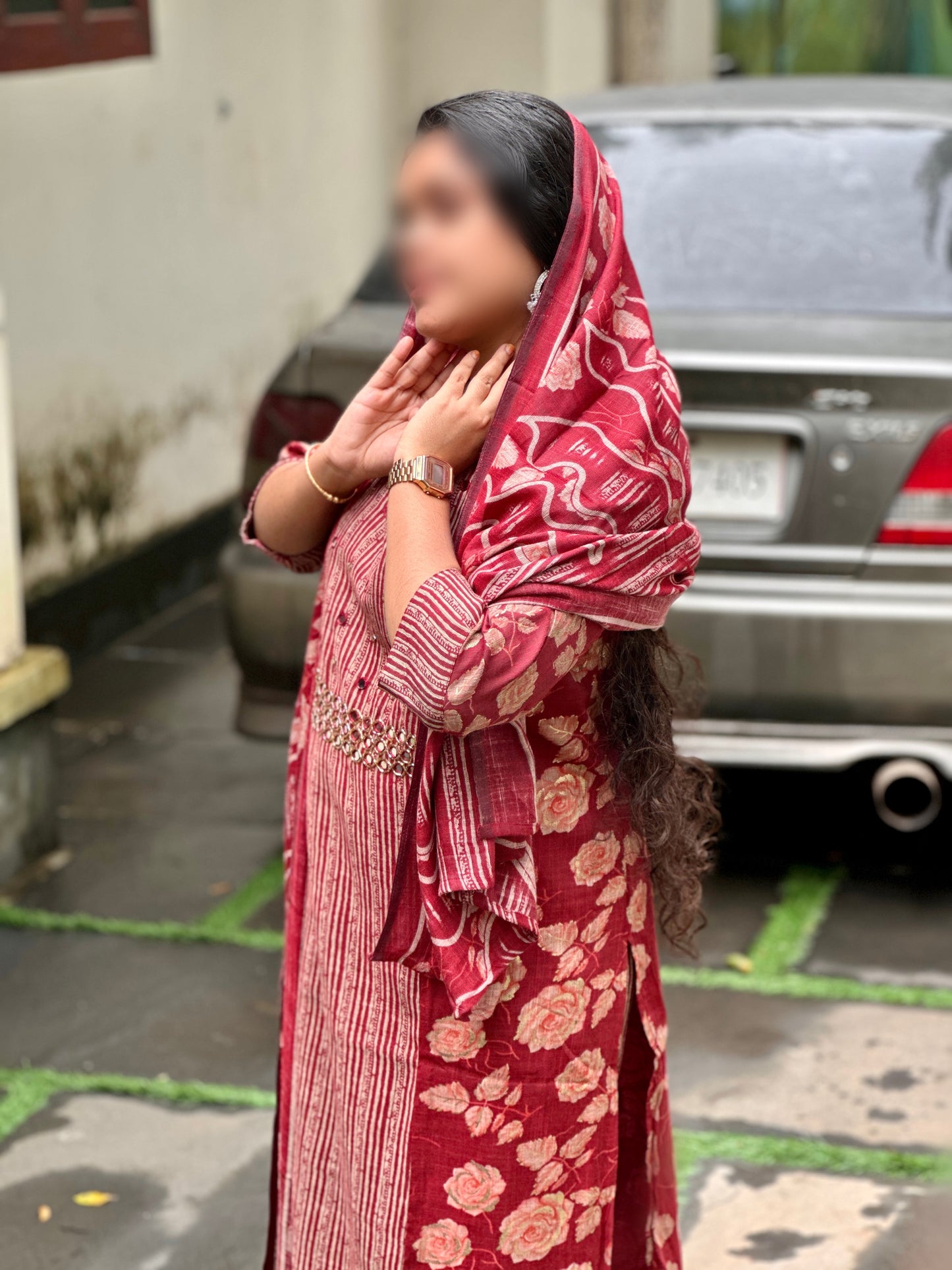 salwar set with lining